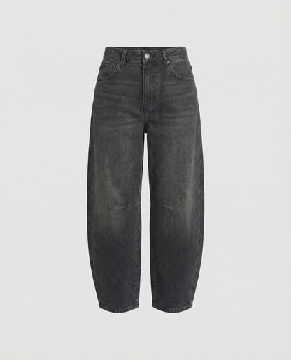 Lyra Mid Rise Jeans in Black