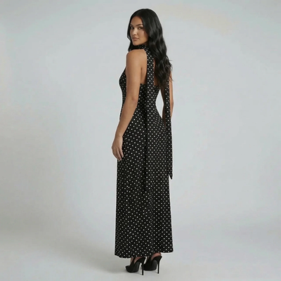 Marceline Polka Maxi Dress