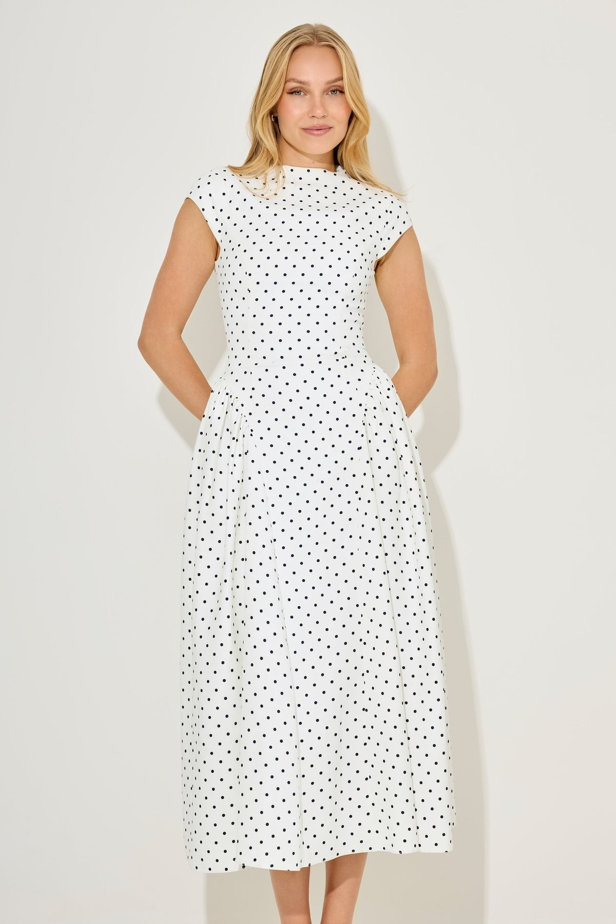 Margot Bow Midi Dress