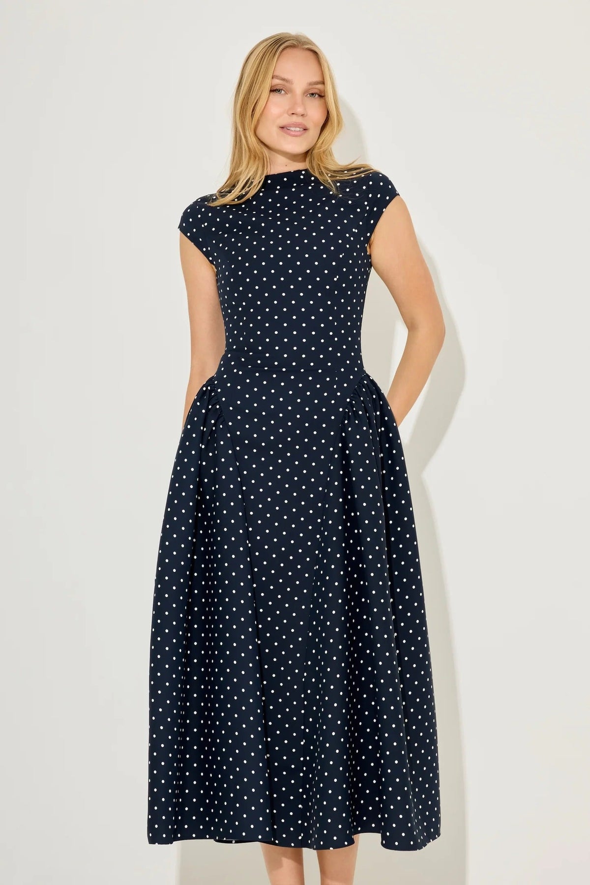 Margot Bow Midi Dress