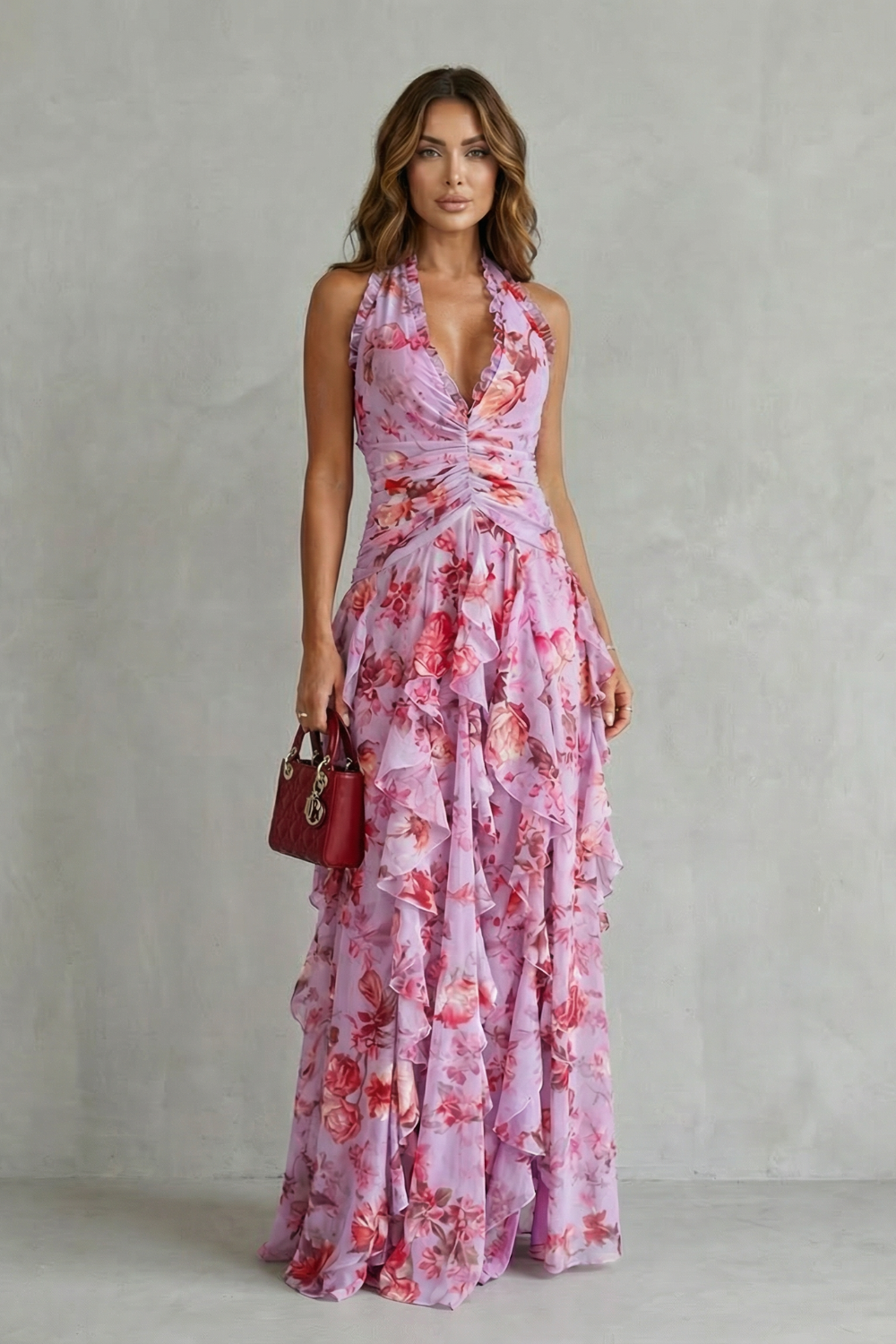 Maxi Halter Maxi Dress