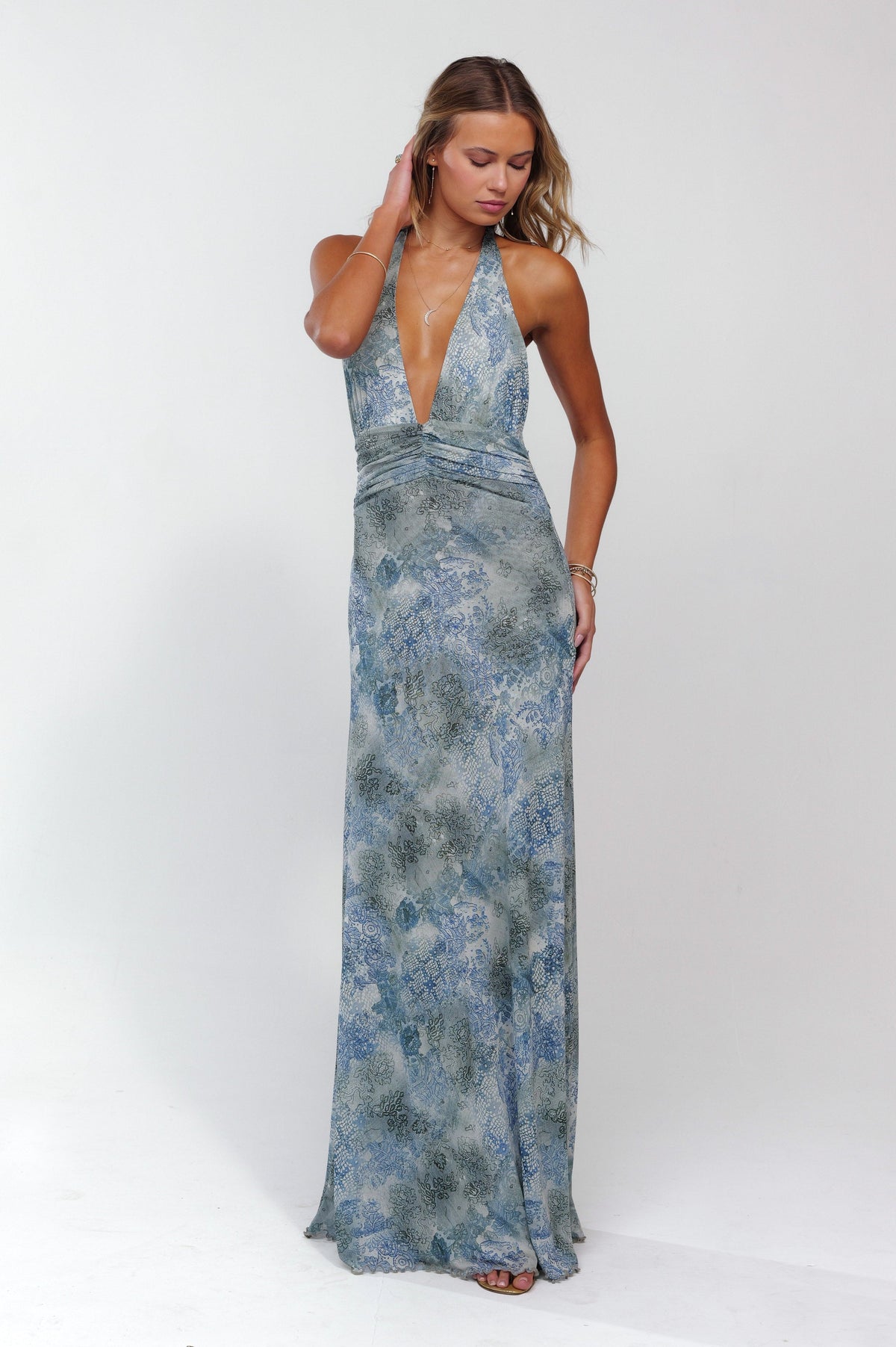 Maxi Halter Maxi Dress