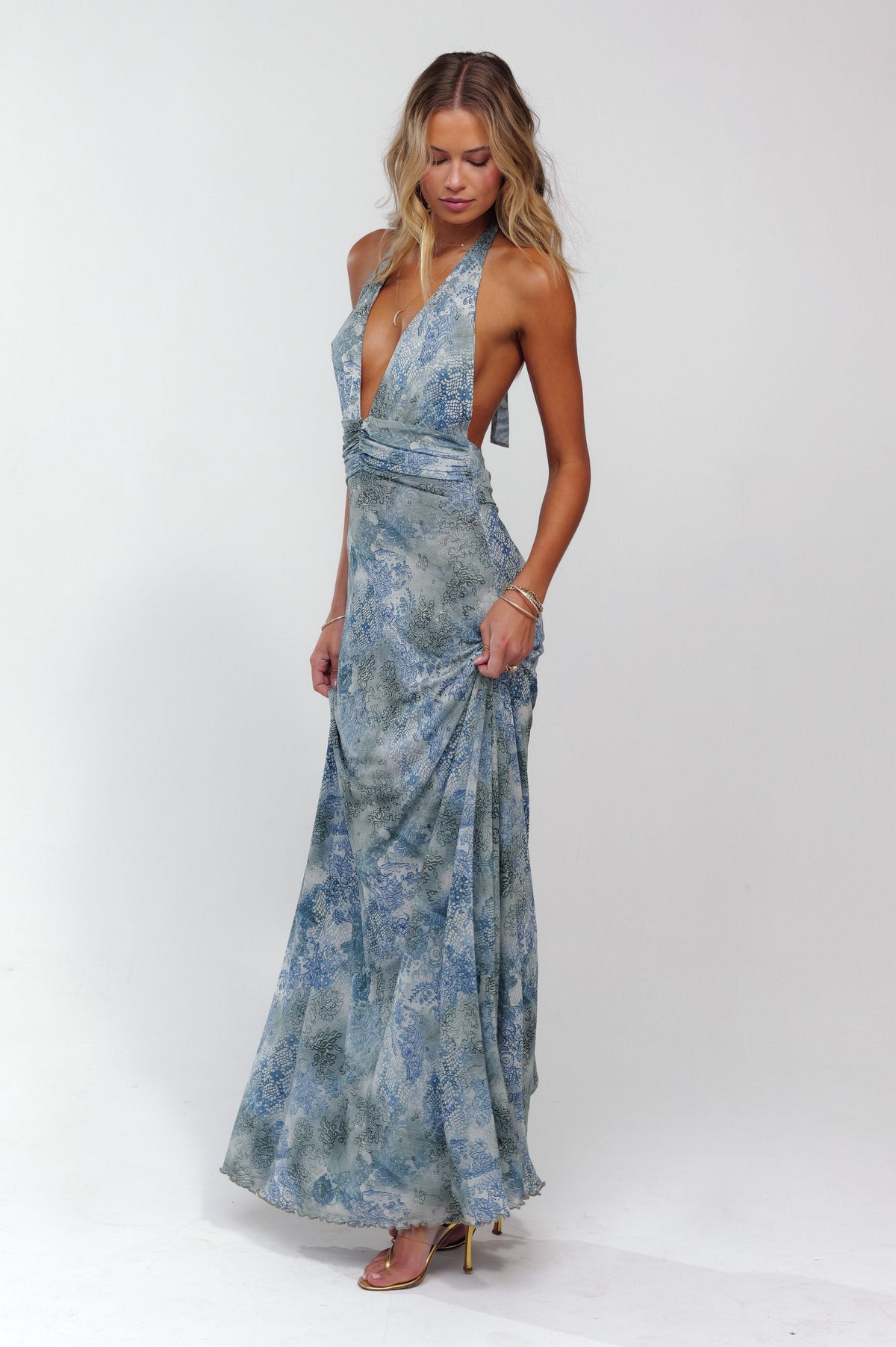 Maxi Halter Maxi Dress