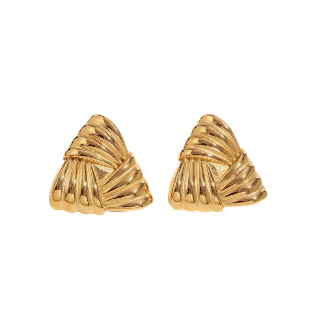 Maya Modern Triangle Earrings