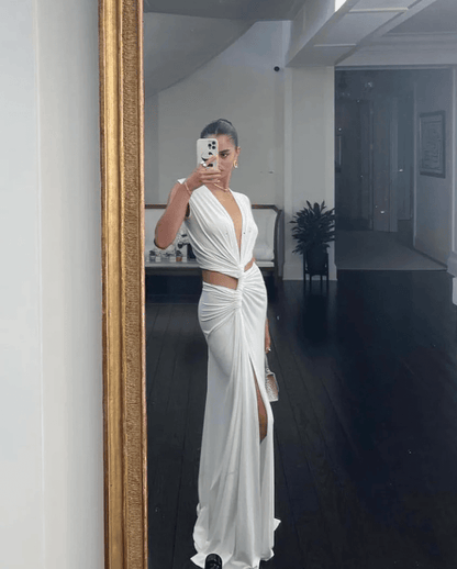 Meadowlyn Tropic Maxi Dress in Green
