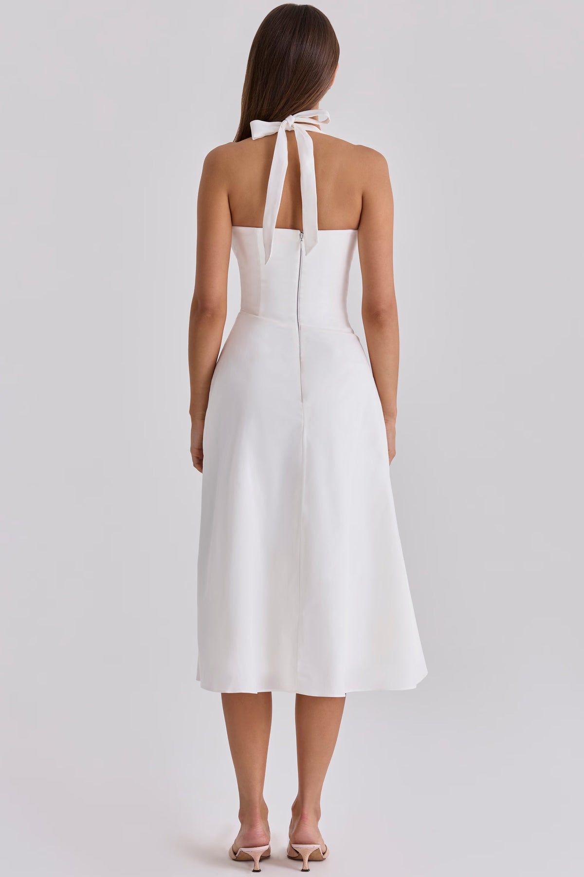 Mia Bow Midi Dress