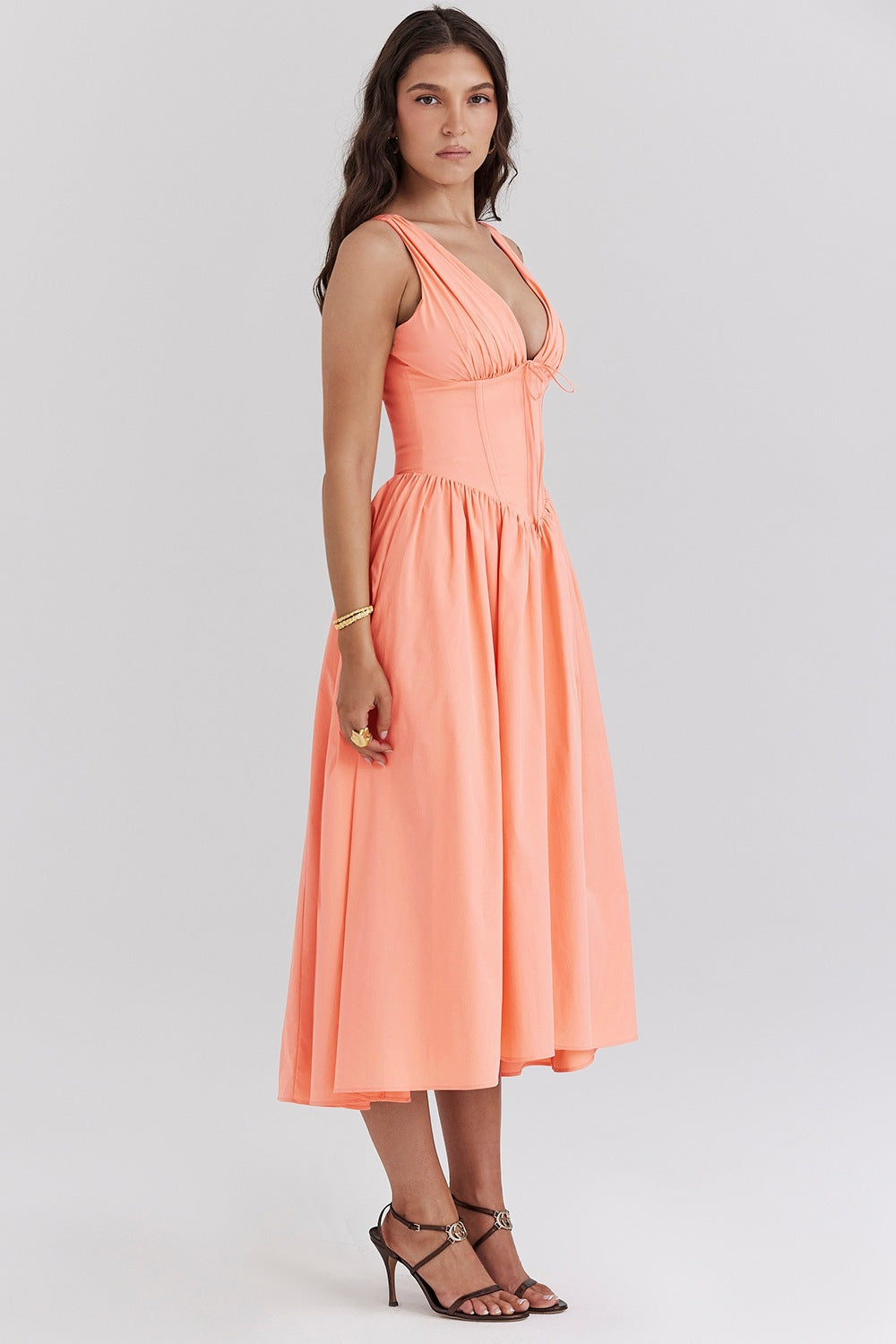 Michelle Sleeveless Midi Dress