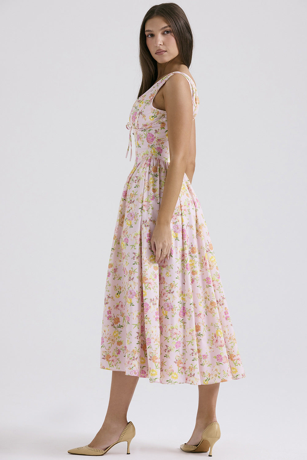 Michelle Sleeveless Midi Dress