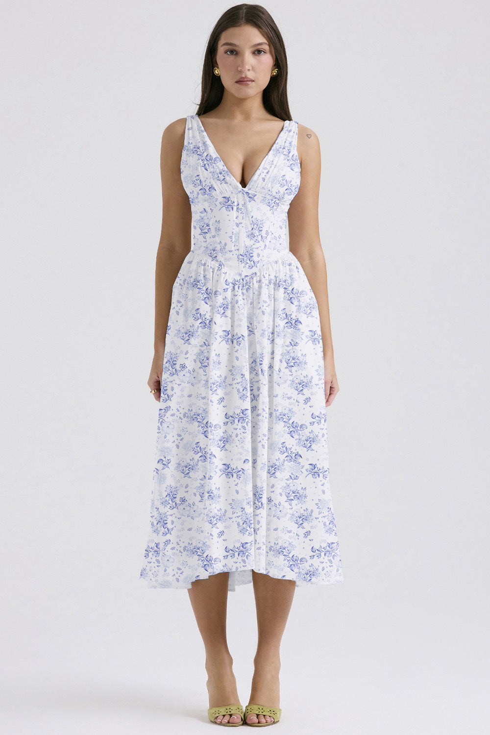 Michelle Sleeveless Midi Dress