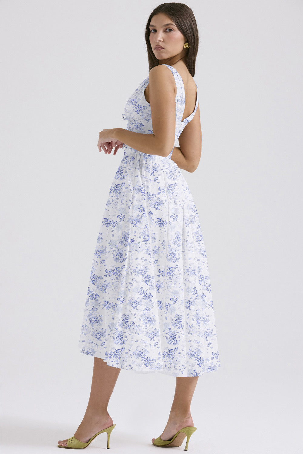 Michelle Sleeveless Midi Dress