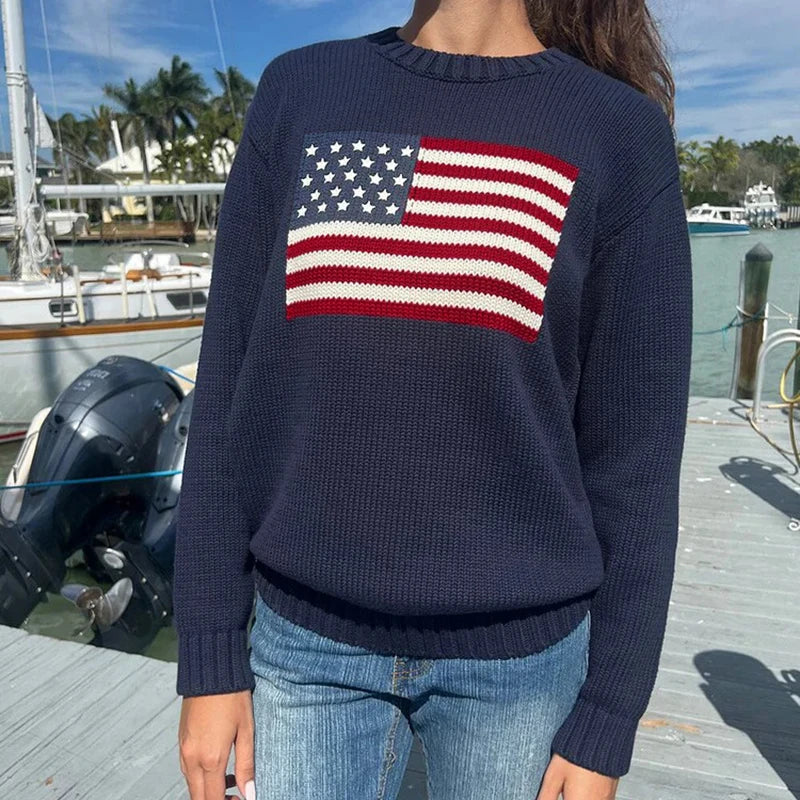 Mila Flag Top