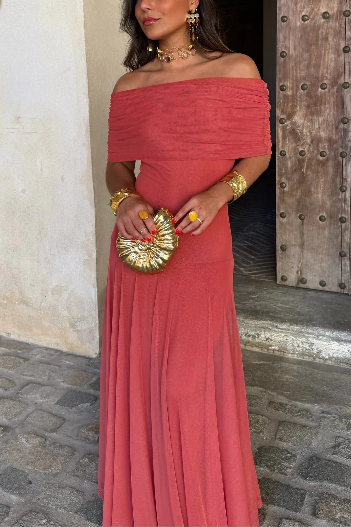 Milena One Shoulder Maxi Dress