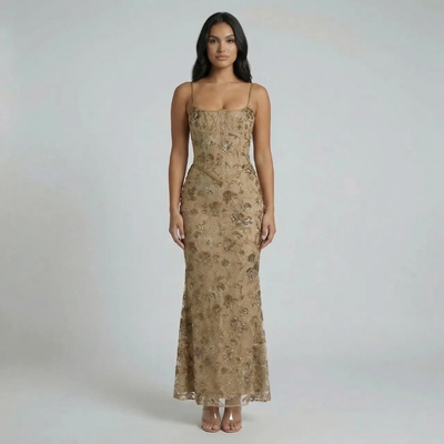 Mira Corset Maxi Dress