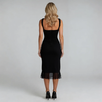 Mirabelle Ruffle Midi Dress