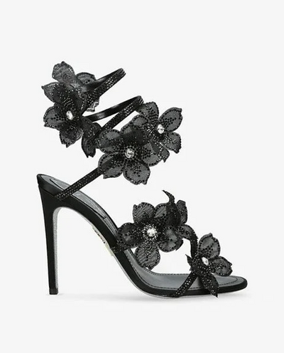 Morgan Rhinestone Wrap Sandals