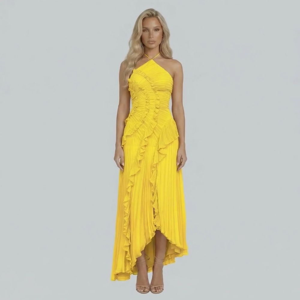 Isabella Ruffle Maxi Dress - product image 5