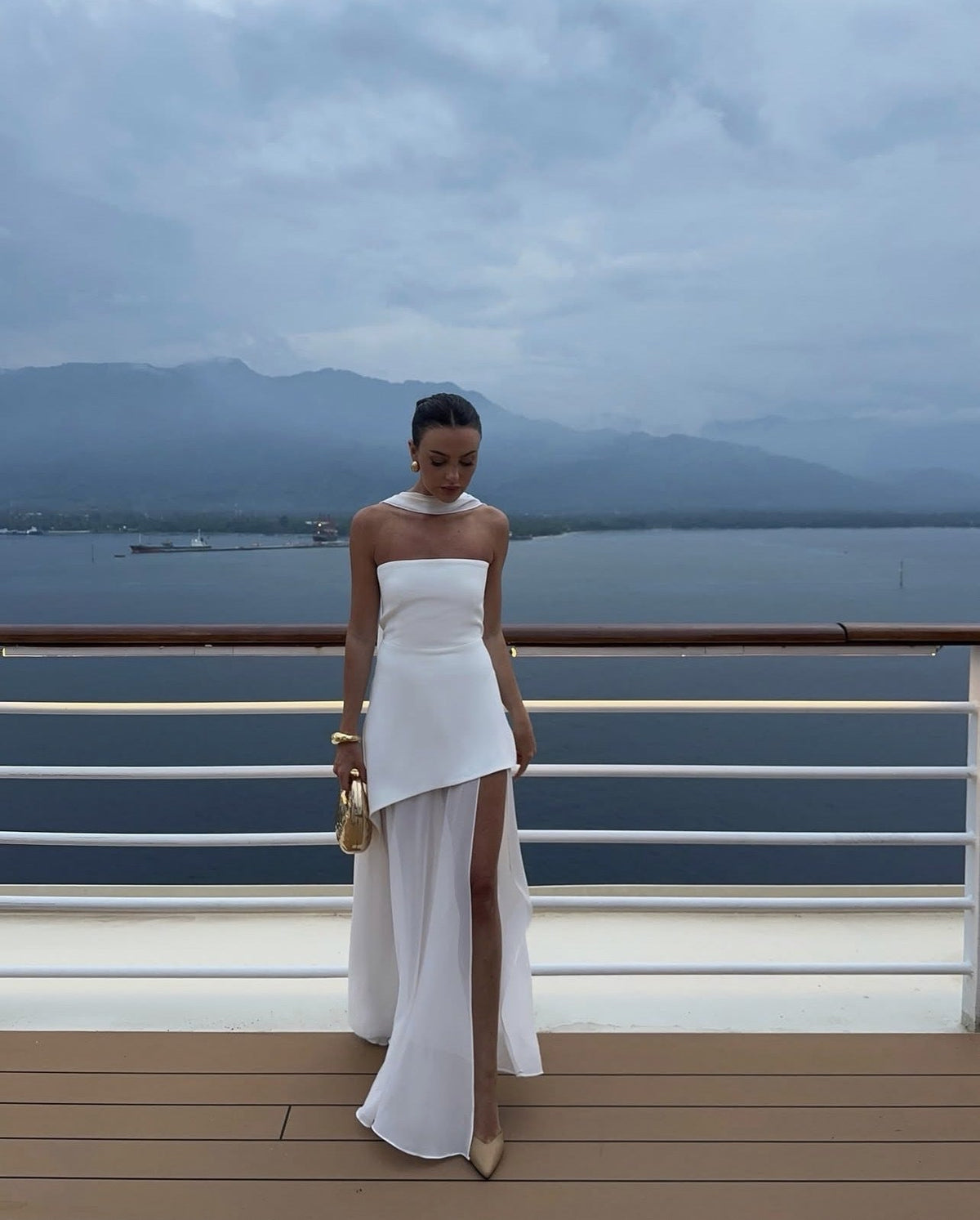 Noella Strapless Maxi Dress