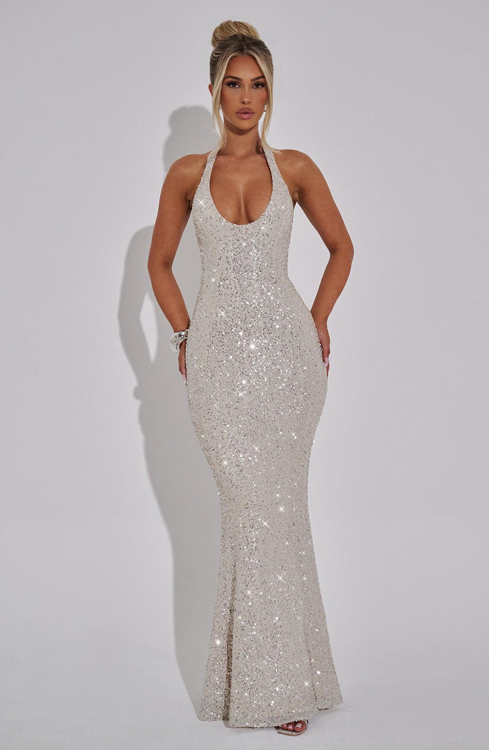 Odette Bow Maxi Dress