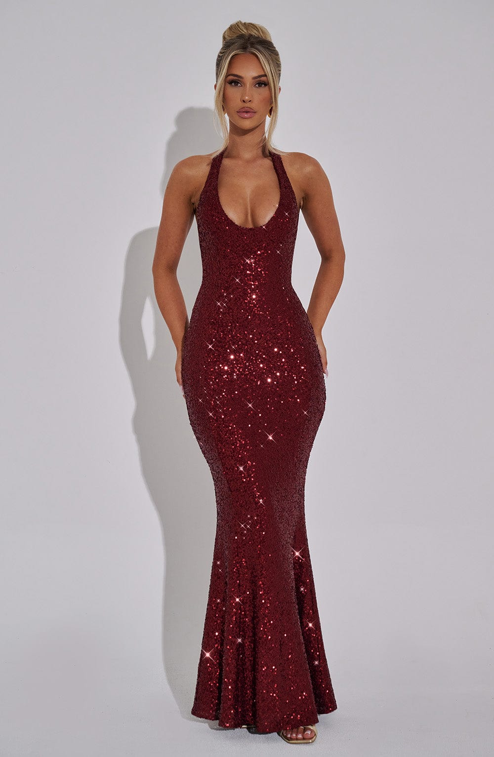 Odette Bow Maxi Dress