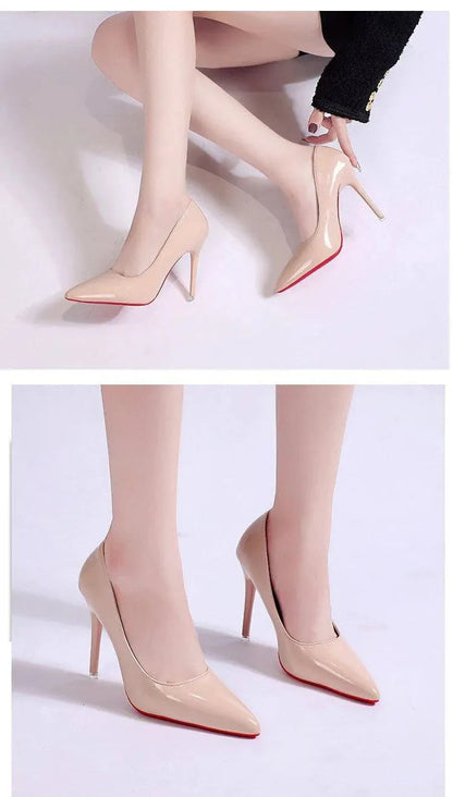 Onyx Platform Heels in Pink