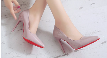Onyx Platform Heels in Pink