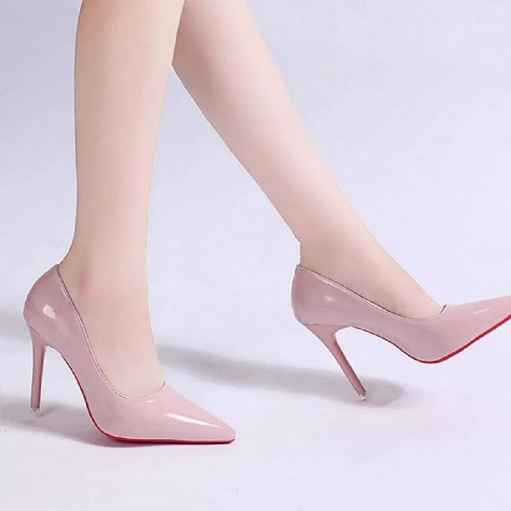 Onyx Platform Heels in Pink