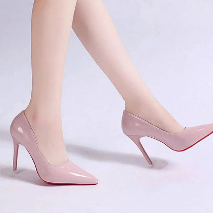 Onyx Platform Heels in Pink