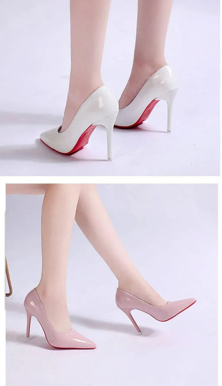 Onyx Platform Heels in Pink