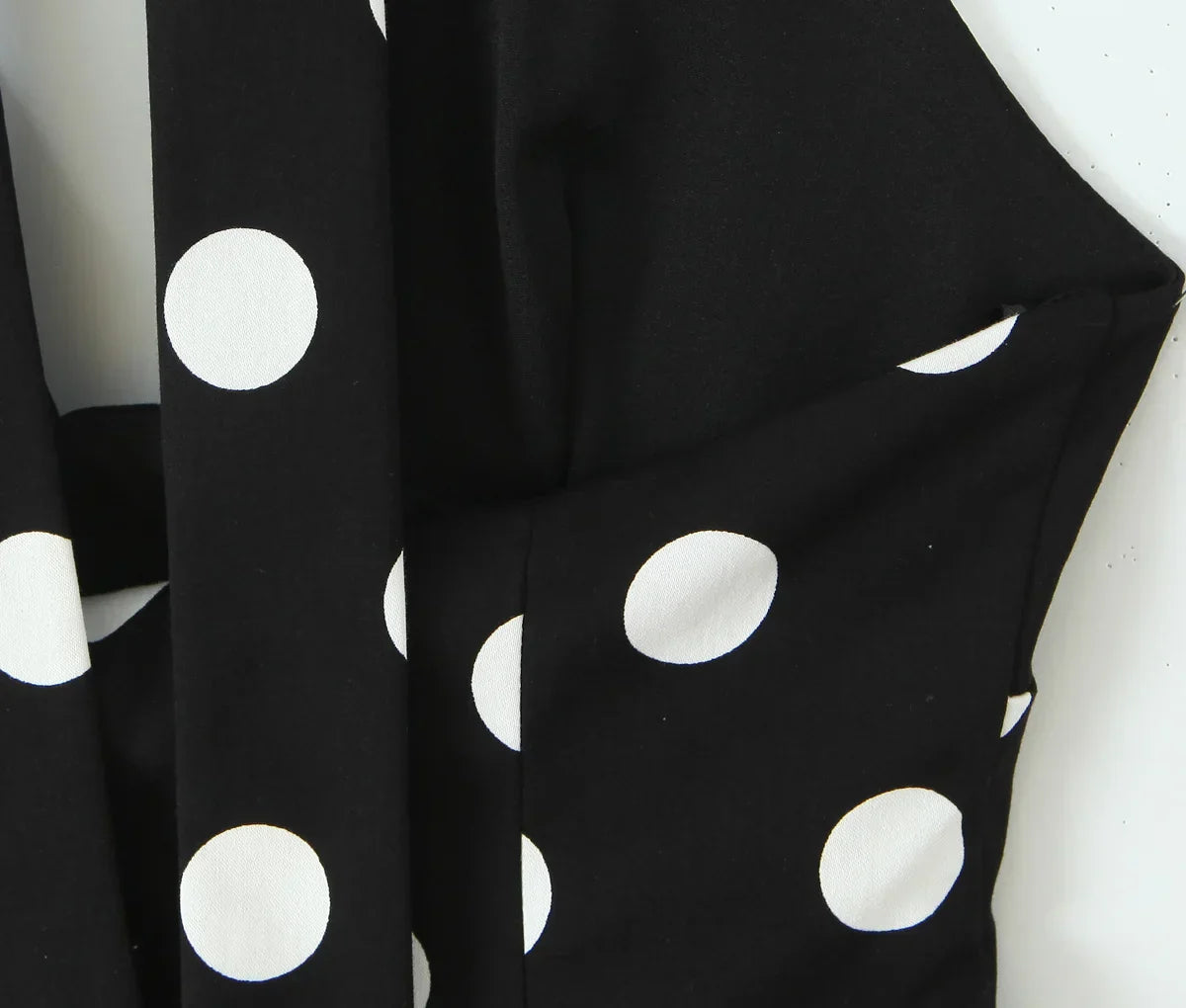 Paige Polka Dot Top in Black