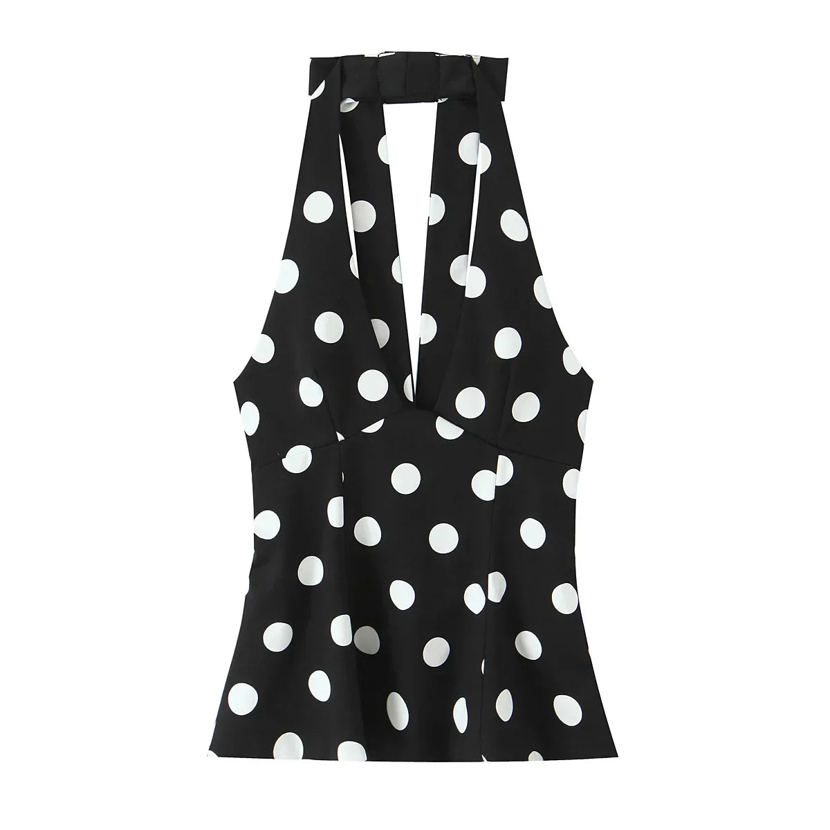 Paige Polka Dot Top in Black