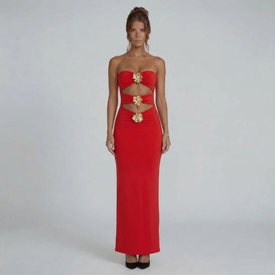 Paola Floral Maxi Dress