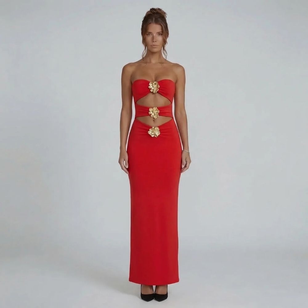 Paola Floral Maxi Dress