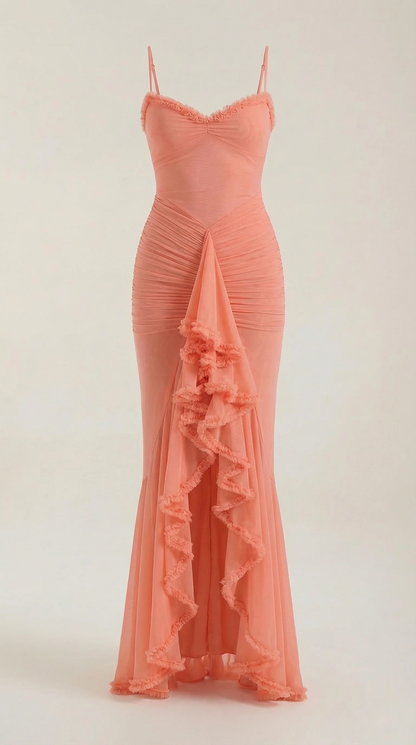 Phoebe Sleeveless Maxi Dress in Yellow