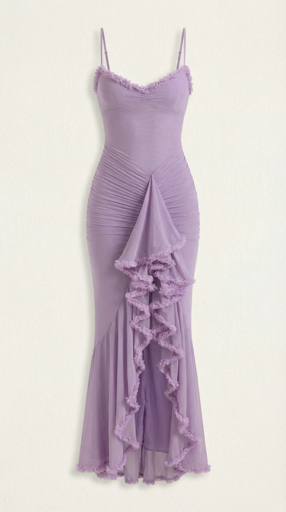 Phoebe Sleeveless Maxi Dress in Yellow