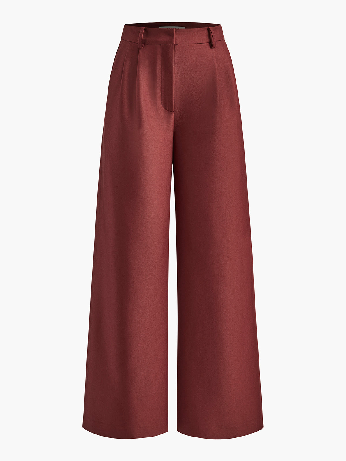 Phoenix Pleated Wide Trousers in White