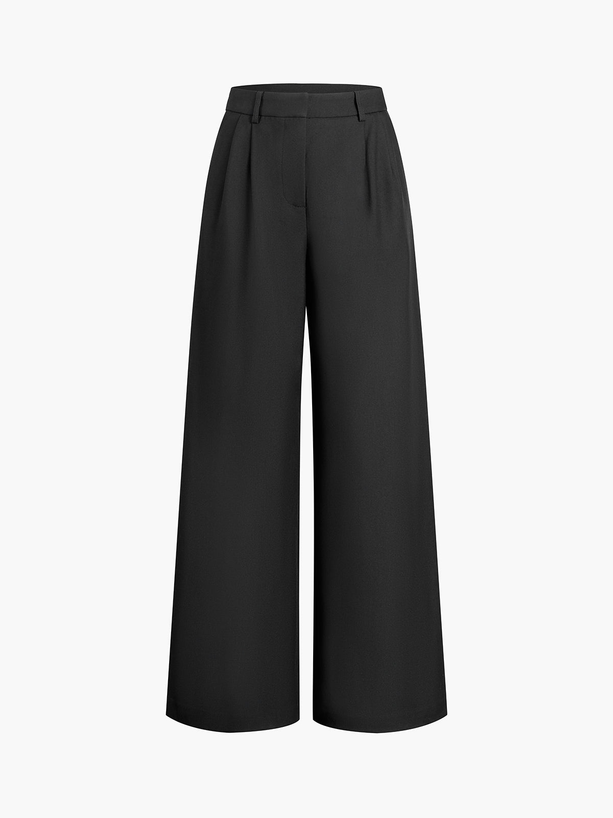 Phoenix Pleated Wide Trousers in White