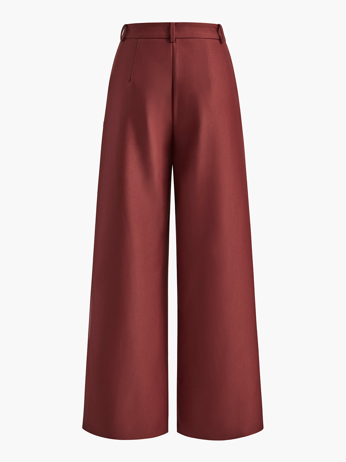 Phoenix Pleated Wide Trousers in White