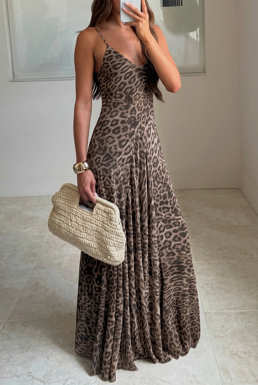 Pixie Print Maxi Dress in Multicolor