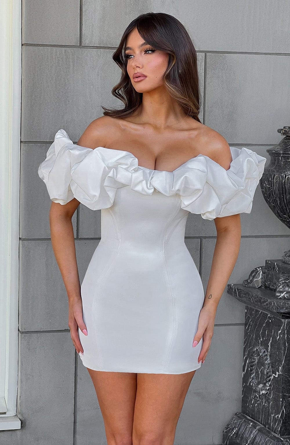 Raylene Ruffle Mini Dress