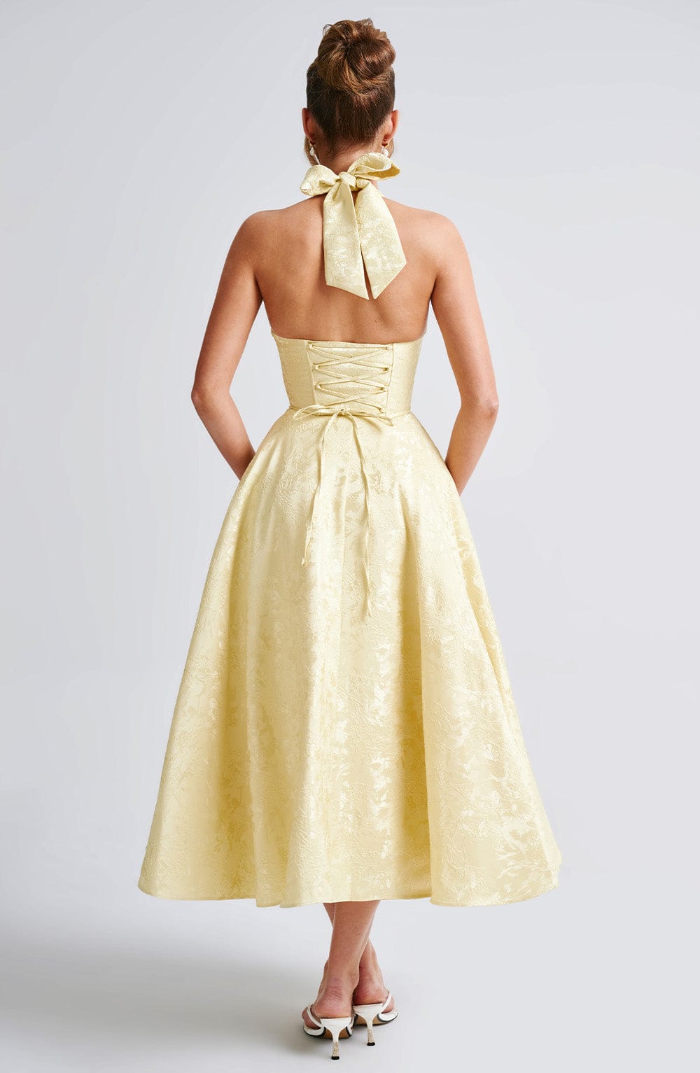 Rosalie Halter-Neck Midi Dress