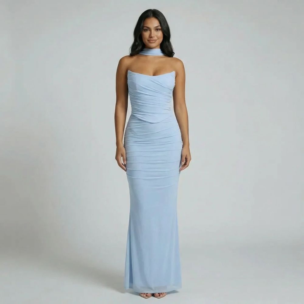 Rosalind Ruched Maxi Dress - product image 5