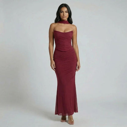 Rosalind Ruched Maxi Dress - product image 7