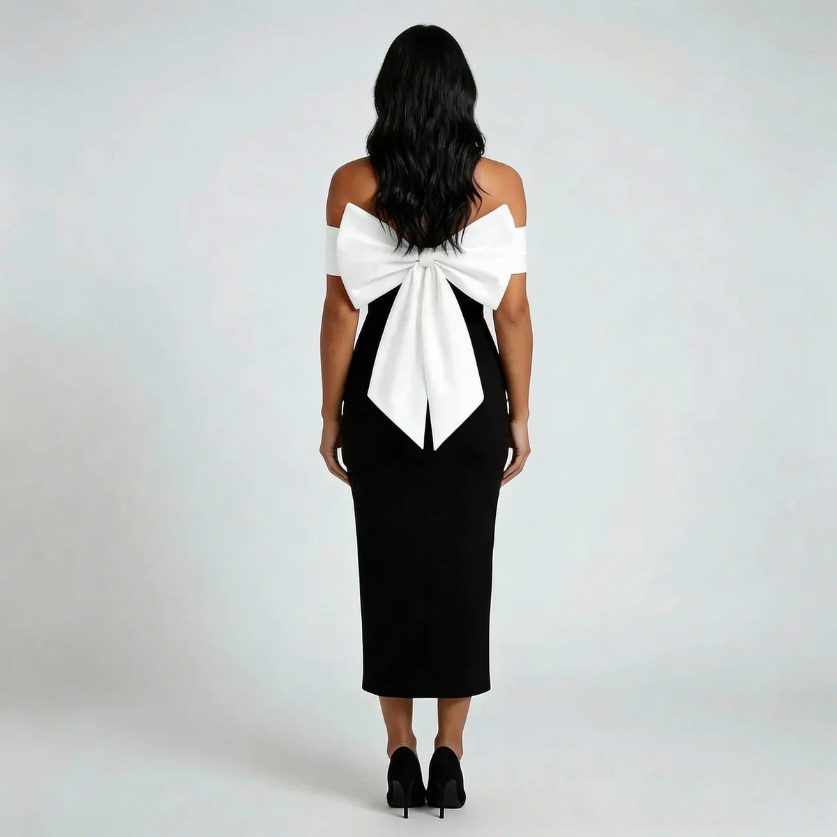 Sabrina Bow Midi Dress