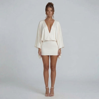 Sabrina Cape Mini Dress
