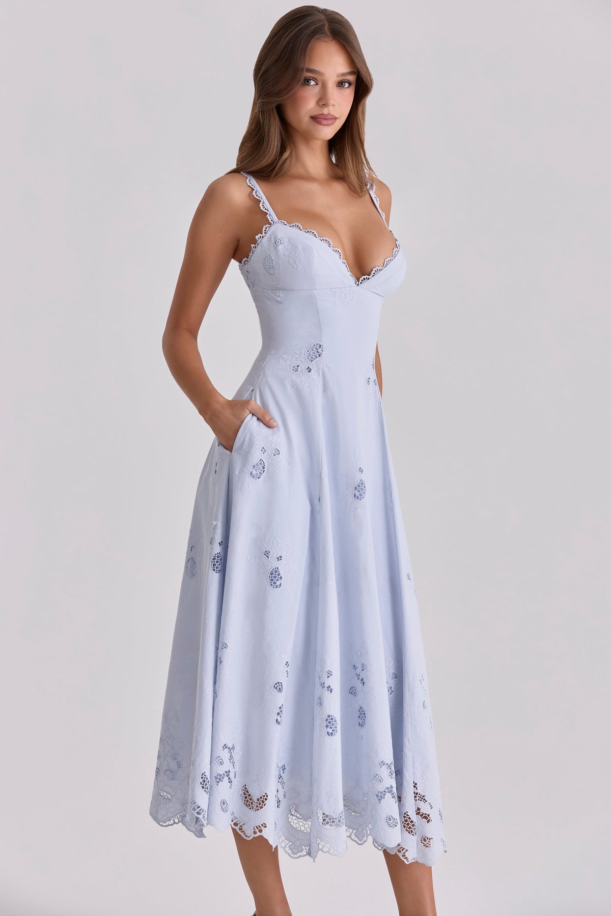 Sara V Neck Maxi Dress