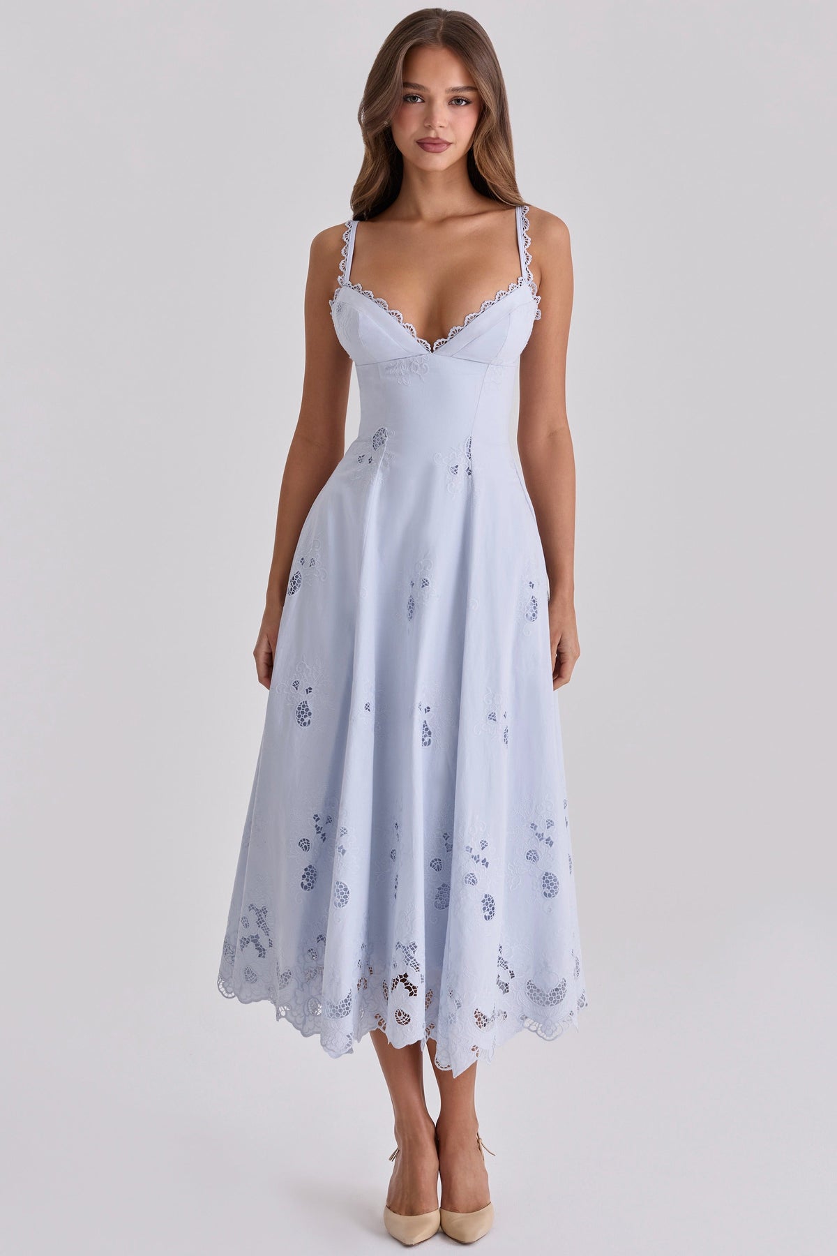 Sara V Neck Maxi Dress