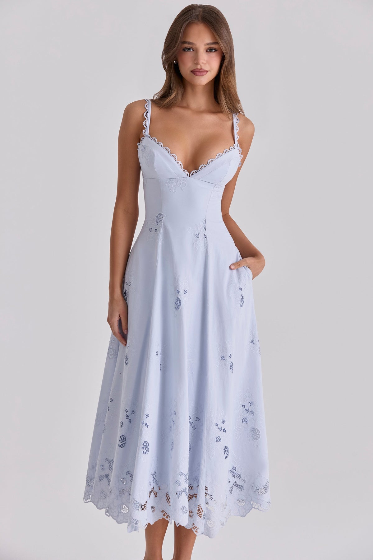 Sara V Neck Maxi Dress