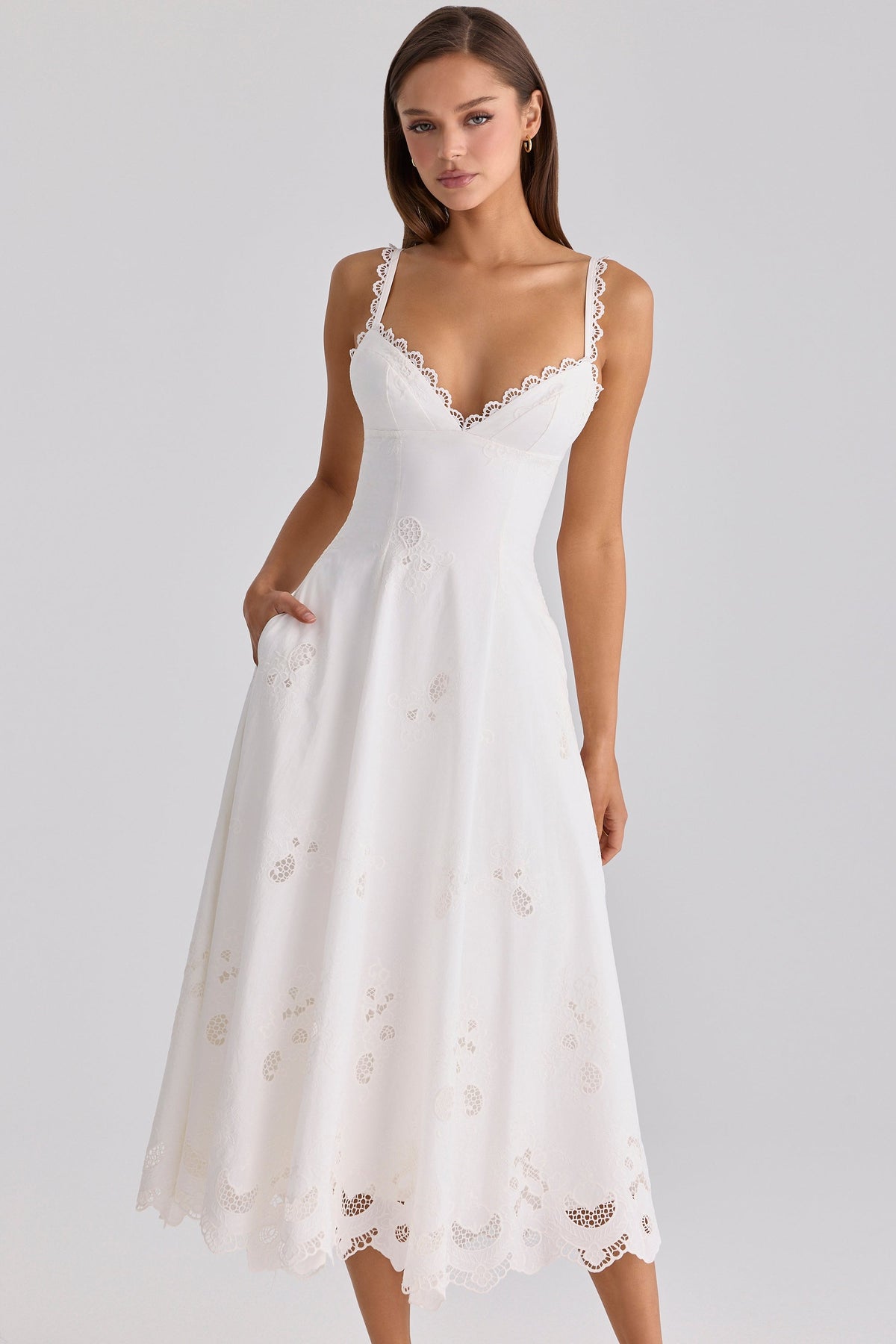 Sara V Neck Maxi Dress