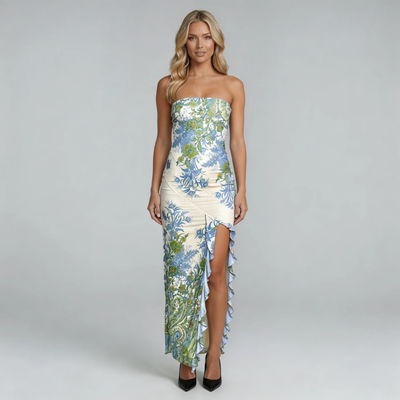 Savannah Ruffle Maxi Dress