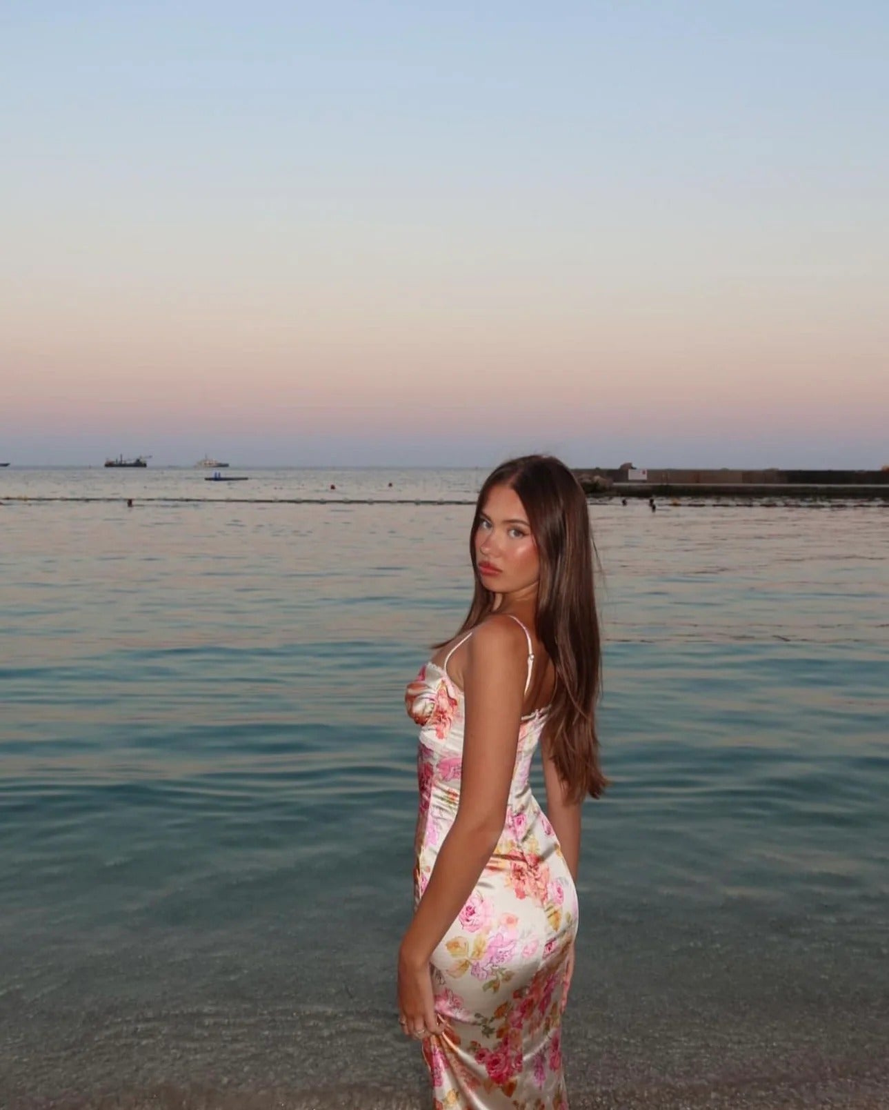 Selah Sleeveless Maxi Dress in Pink